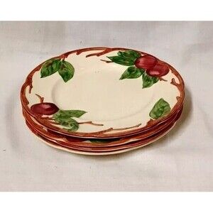 1979-84 Franciscan Apple 8” Salad, Luncheon Plates Set of (4)